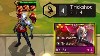 4 Trickshot  Radiant Runaans Hurricane 3 Star Kaisa ⭐⭐⭐ [upl. by Bathelda336]