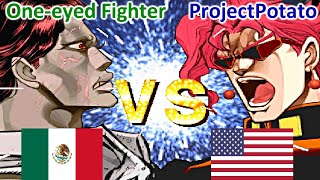 JoJos Bizarre Adventure  Oneeyed Fighter vs ProjectPotato [upl. by Oterol430]