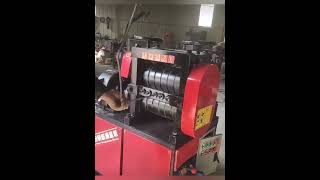 scrap rebar straightening machine rebar straightener [upl. by Zysk]