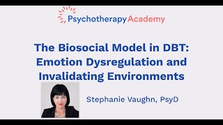 The Biosocial Model in DBT Emotion Dysregulation and Invalidating Environments [upl. by Eyks886]