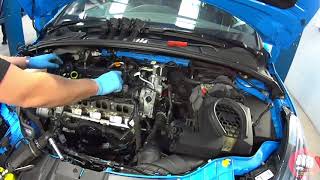 FOCUS RS 2016 head gasket removal only timelapse [upl. by Alyat217]