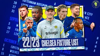 CHELSEA PREMIER LEAGUE FIXTURE LIST PREDICTION 2223 [upl. by Ecinuahs285]