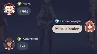 When Eula doesn’t trust Mika as a Healer [upl. by Sheilah]