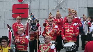 Viersen KarnevalsErwachen 2018 Einzug Prinzengarde und RegimentsMusikzug [upl. by Freda]