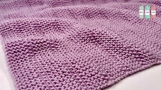 How to Knit the quotDaisyquot Baby Blanket [upl. by Matthia]