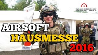 AIRSOFT HAUSMESSE 2016 ✖️ SniperAS Oktoberfest ✖️ DE4k [upl. by Zolner]