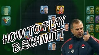 How To Play BSchmitt With New 4312 Formation🔥 Online Match  PES 21 MOBILE [upl. by Jamima526]