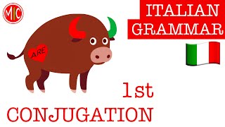 How to Use Verbs in Italian  First conjugation  Learn Italian Grammar [upl. by Dougald]