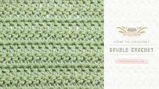 How To Crochet A Double Crochet US Terms  Easy Tutorial by Hopeful Honey [upl. by Notlil]