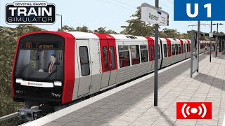 Train Sim Classic UBahn Hamburg U1 OchsenzollFarmsen [upl. by Freyah]