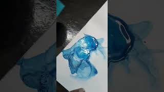 My Secret Technique to Paint Ocean Resin Waves 🌊  Alcohol Ink Tutorial [upl. by Yesnik309]