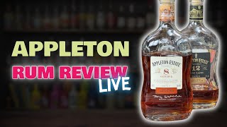 APPLETON Rum Review  LIVE [upl. by Alleras745]