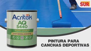 Acritek AQ 5440 Rendimiento y seguridad en sus canchas deportivas 🏀 [upl. by Lory]