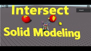 New Feature in Roblox Solid Modeling building 3D objects with Union Intersect Negate Separate [upl. by Bridwell]