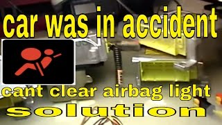 How to Reset Airbag Light on Toyota if it dont want to reset [upl. by Odelle]