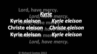 Kyrie Eleison Mass of Gods Mercy Kyrie Lord Have Mercy [upl. by Ogawa]