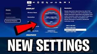 NEW FORTNITE SETTINGS Explained NEW Movement UI Revamp amp More [upl. by Ecirehs]