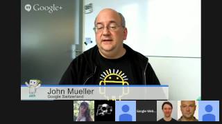 German  Google Webmaster Central SprechstundenHangout auf Deutsch [upl. by Hayila496]