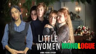 Little Women Monologue Re  Created  Emma Watson  Timothée  Saoirse Una Ronan  Simran Monologues [upl. by Seldun]