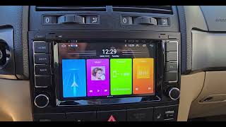 VW TUAREG ANDROID RADIO AND AI REVERSE CAMERA [upl. by Zorina]