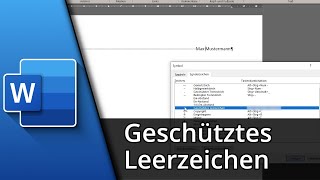 Geschütztes Leerzeichen Word  Zeilenumbruch verhindern ✅ Tutorial [upl. by Eelana]