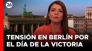 ALEMANIA  Tensión en manifestaciones prorrusas y a favor de Ucrania [upl. by Atniuqal]