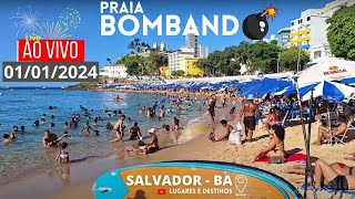 Ao ViVO Salvador Bahia  Praia do Farol da Barra  Praia da Barra  Praia do Porto LOTADA [upl. by Verner]