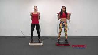 VXPower SLIMPLATE Vibration Plate Exercise Positions Part 2 [upl. by Evelunn]