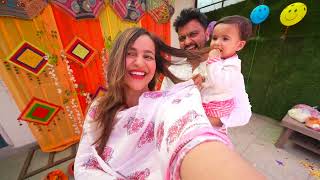 Asher ki FIRST HOLI with FAMILY [upl. by Ninetta]