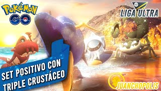 NO HAS VISTO NADA IGUAL ¡CLAWITZER CRAWDAUNT Y KINGLER JUNTOS EN ULTRAPokémon Go PvP [upl. by Smallman]