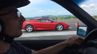 Kadett vs Ferrari 360 modena [upl. by Lurette]