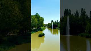 The River Carrión from Puente Mayor Palencia Spain [upl. by Berghoff78]