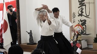 Aikido Doshu Demonstration  Aikikai Hombu Dojo Kagamibiraki 2019 [upl. by Otrevogir]