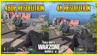 WARZONE MOBILE GRAPHICRESOLUTION INCREASE TRICK ON ANDROID  INCREASE GRAPHICS ON WARZONE MOBILE 😍💥 [upl. by Pinkham394]