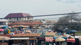 Exploring Techiman Market The Biggest Food Market and Busiest in West Africa [upl. by Nygem]