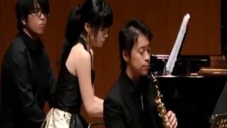 JeanMichel DamaseTrio pour Saxophone SopranoSaxophone Baryton et Piano 1mov [upl. by Jedlicka]