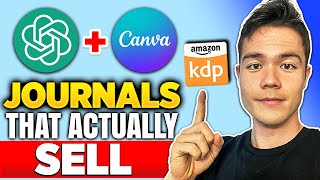 Create a Journal to Sell on Amazon KDP for FREE with Canva and AI [upl. by Philbert]