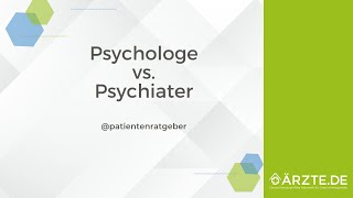 Psychologe vs Psychiater [upl. by Ella]