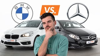 Das Duell der FamilienVans  Mercedes BKlasse vs 2er BMW Gran Tourer [upl. by Corneille]