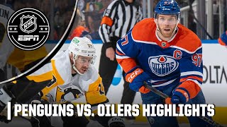 Pittsburgh Penguins vs Edmonton Oilers  Full Game Highlights [upl. by Hacissej]