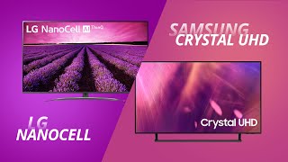 Afinal qual é a melhor smart TV LG NanoCell ou Samsung Crystal UHD [upl. by Jerrold]