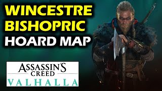 Wincestre Bishopric Treasure Hoard Map location amp Solution  Assassins Creed Valhalla [upl. by Magnuson]