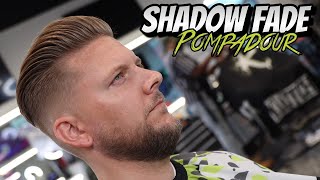 👀 MUST SEE 👀 SHADOW FADE POMPADOUR  Hair Tutorial [upl. by Allebram]