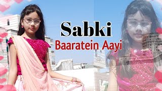 Sabki Barate Aayi  Dance  Abhigyaa Jain Dance  Sabki Baaratein Aayi full song  Wedding Dance [upl. by Sunday]