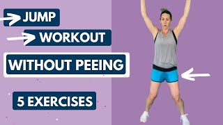 5 Pelvic Floor Exercises to Resolve Stress Incontinence with Jumping HIIT amp Exercise [upl. by Adiahs]