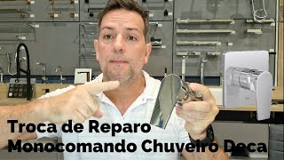 Como Trocar Reparo de Misturador Monocomando para Chuveiro Deca [upl. by Inad363]