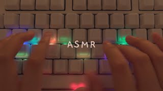 Cozy ASMR Fast Keyboard typing on Ceramic Keycaps ☁️ [upl. by Lind]