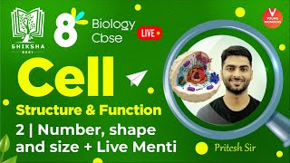 Biology Cell Part 4 Shapes of Cells Class 8 VIII [upl. by Lorrimor]