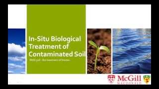 InSitu Biological Treatment of Contaminated Soil [upl. by Grannie269]