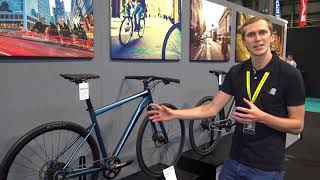 New Boardman product preview 2018 URB Street  Urban Bikes UK CycleShow highlights [upl. by Scammon]